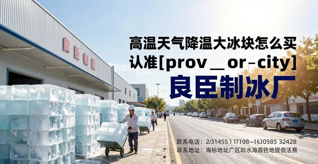 高温天气降温大冰块怎么买 认准成都良臣制冰厂