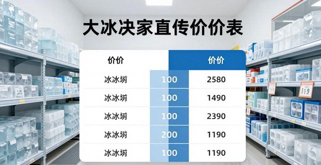 大冰块批发厂家怎么选?成都直供渠道靠谱吗