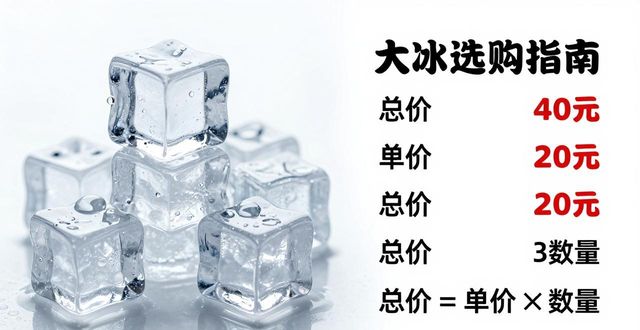 大冰块价格到底怎么算?成都冰块选购指南