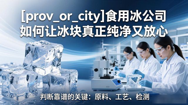 成都食用冰公司如何让冰块真正纯净又放心